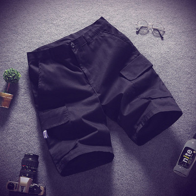 Pantaloni scurți casual barbatesti cu buzunare in mai multe culori