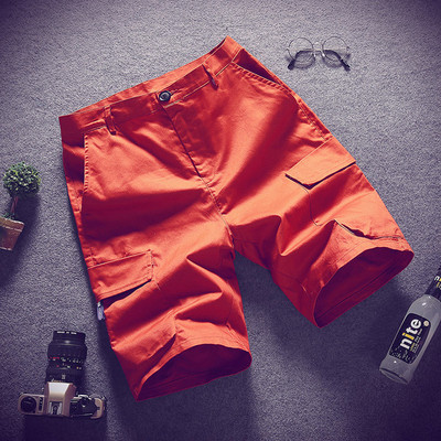 Pantaloni scurți casual barbatesti cu buzunare in mai multe culori