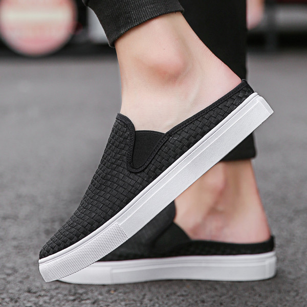 Férfi alkalmi mokaszin gumírozással, három színben