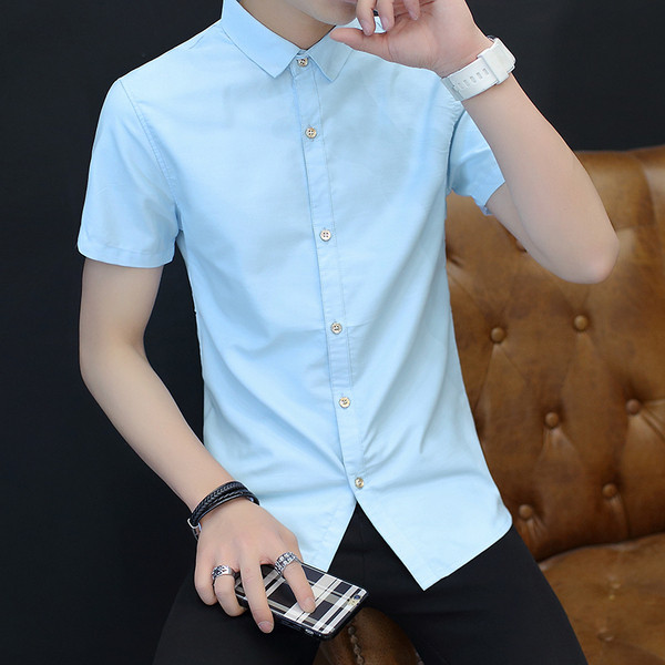 Férfi modern ingmodell Slim három színben