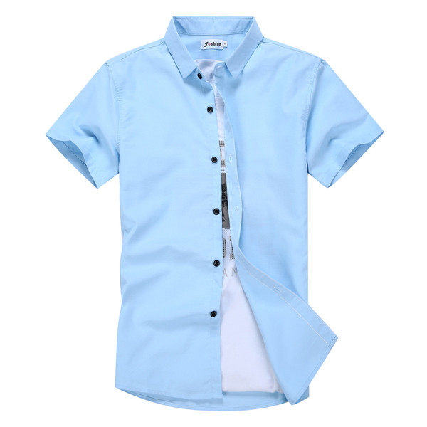 Férfi modern ingmodell Slim három színben