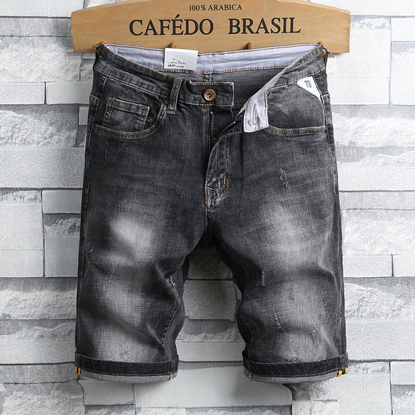 Pantaloni scurți moderni pentru bărbați de culoare închisă