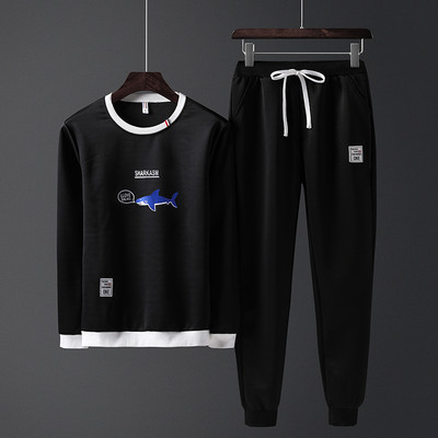 Set pentru bărbați sport-cotidian din două părți cu aplicare în mai multe culori