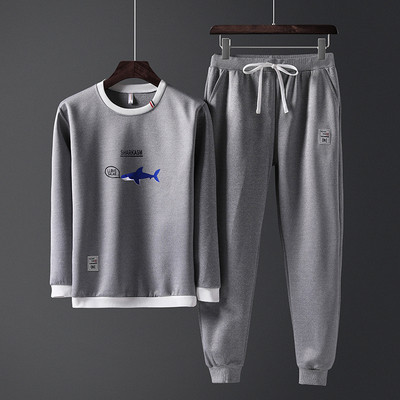 Set pentru bărbați sport-cotidian din două părți cu aplicare în mai multe culori