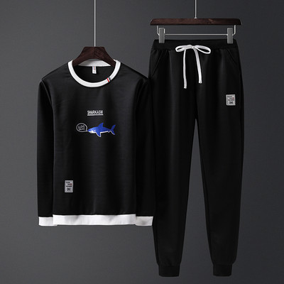 Set pentru bărbați sport-cotidian din două părți cu aplicare în mai multe culori