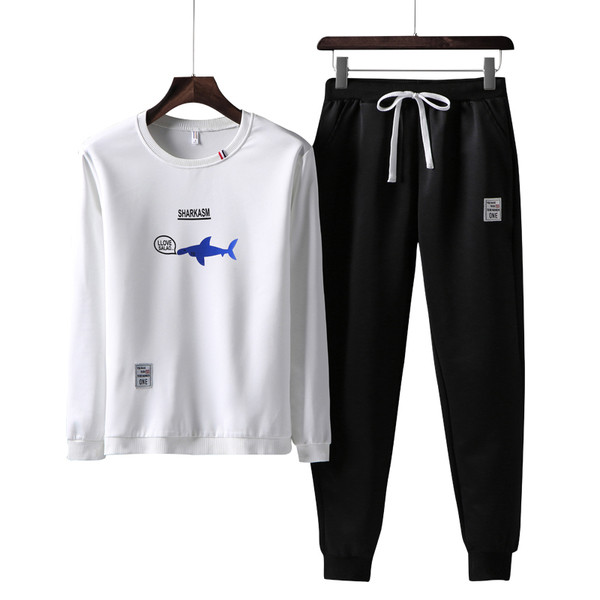 Set pentru bărbați sport-cotidian din două părți cu aplicare în mai multe culori