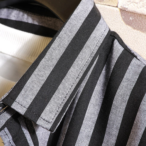 Férfi csíkos ing rövid ujjal, két színben