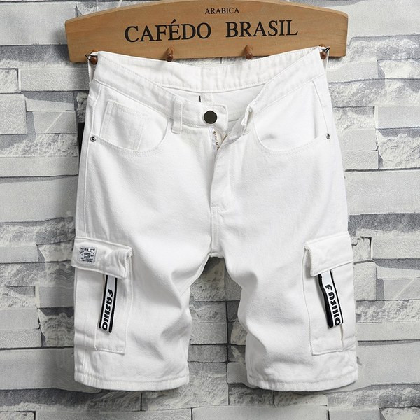 Pantaloni scurți moderni pentru bărbați în două culori cu inscripție