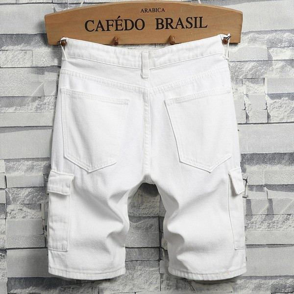 Pantaloni scurți moderni pentru bărbați în două culori cu inscripție