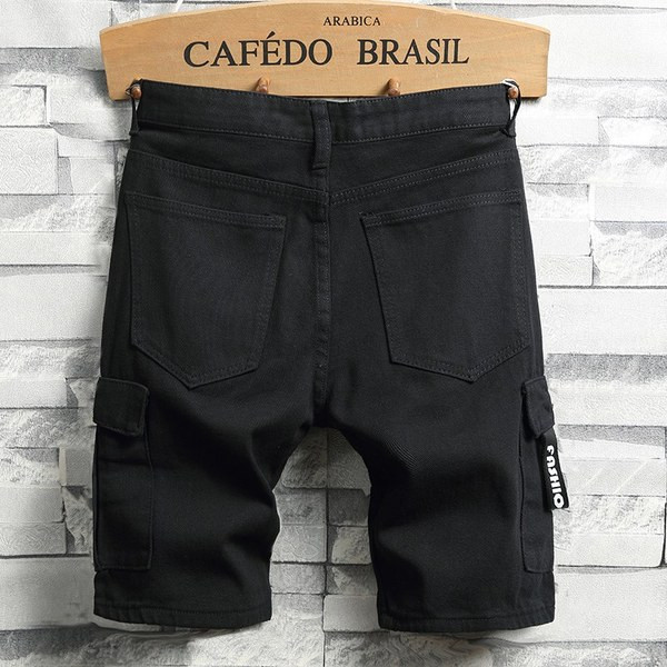 Pantaloni scurți moderni pentru bărbați în două culori cu inscripție