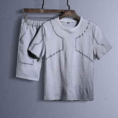 Férfi kétrészes szett, pólóval és rövidnadrággal, többféle modellben