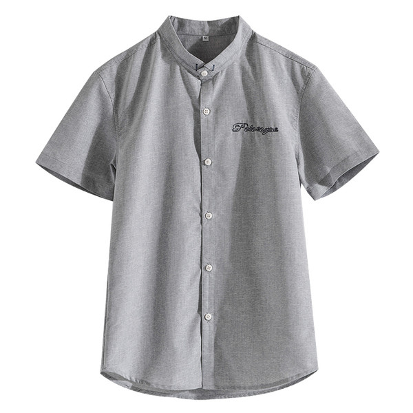 Jelenlegi férfi ing felirattal és rövid ujjú - három színben