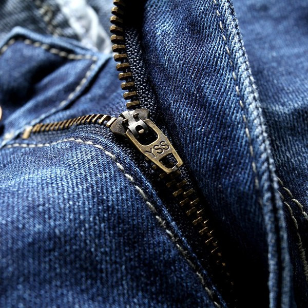 Pantaloni scurți din denim la modă pentru bărbați în albastru