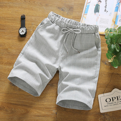 Alkalmi férfi rövidnadrág elasztikus derékkal, többféle színben