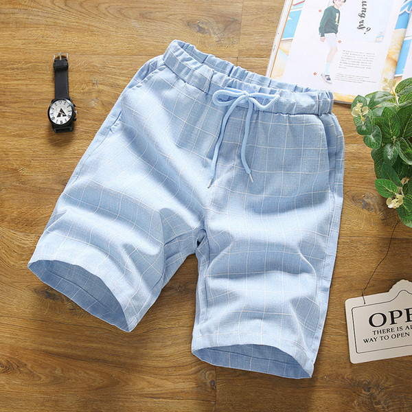 Alkalmi férfi rövidnadrág elasztikus derékkal, többféle színben