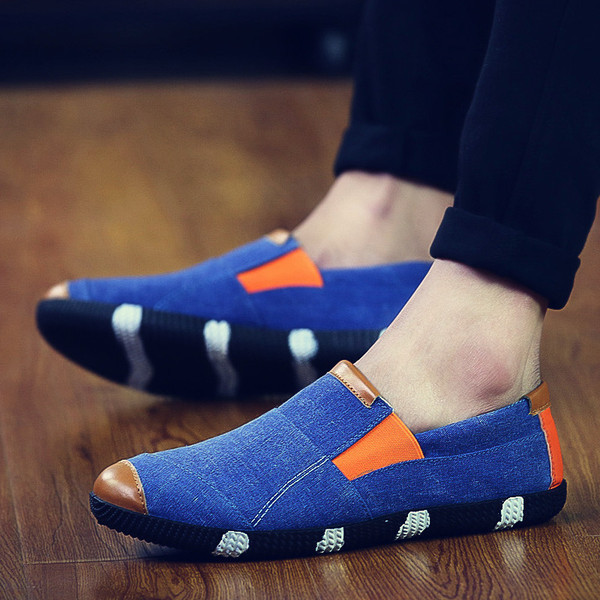 Μοντέρνα αντρικά παντελόνια σε τρία χρώματα και ελαστικό