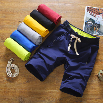 Ежедневни мъжки къси панталони в няколко цвята с връзки