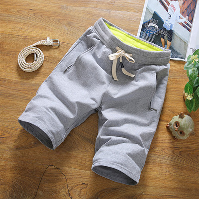 Pantaloni scurți casual barbatesti in mai multe culori cu cravate