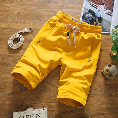 Pantaloni scurți casual barbatesti in mai multe culori cu cravate