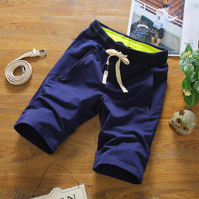 Pantaloni scurți casual barbatesti in mai multe culori cu cravate