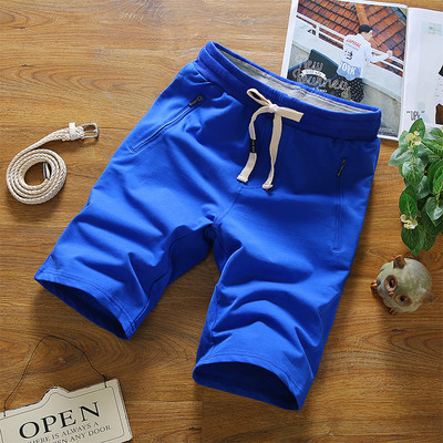 Pantaloni scurți casual barbatesti in mai multe culori cu cravate