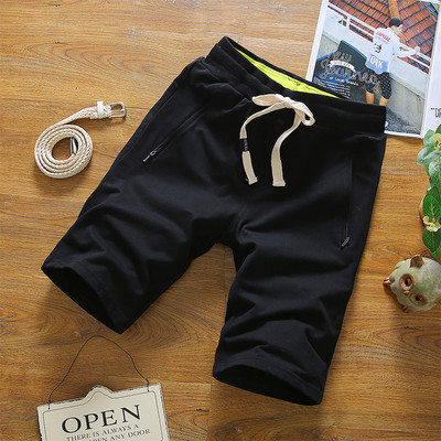 Pantaloni scurți casual barbatesti in mai multe culori cu cravate