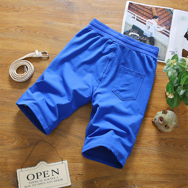 Pantaloni scurți casual barbatesti in mai multe culori cu cravate