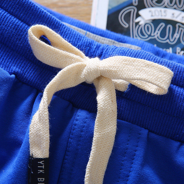 Pantaloni scurți casual barbatesti in mai multe culori cu cravate