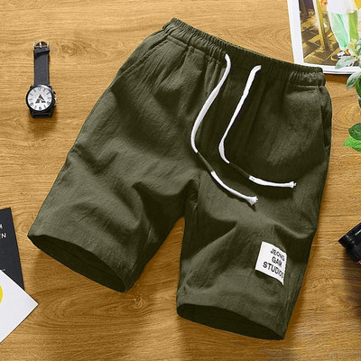 Alkalmi férfi rövidnadrág több színben emblémával és nyakkendővel