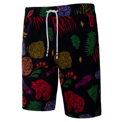 Modern férfi rövidnadrág nyakkendővel