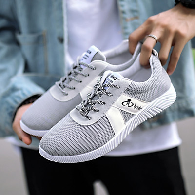 Férfi sportcipő fekete, kék és szürke színben