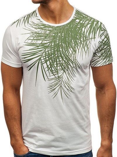 Modern férfi póló rátéttel több színben