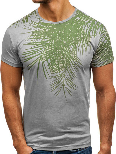 Modern férfi póló rátéttel több színben