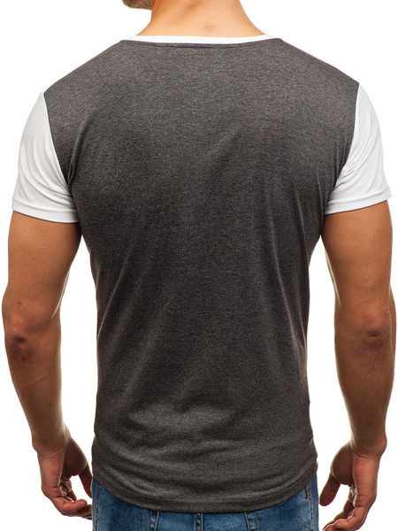 Tricou casual barbatesc cu buzunar in mai multe culori