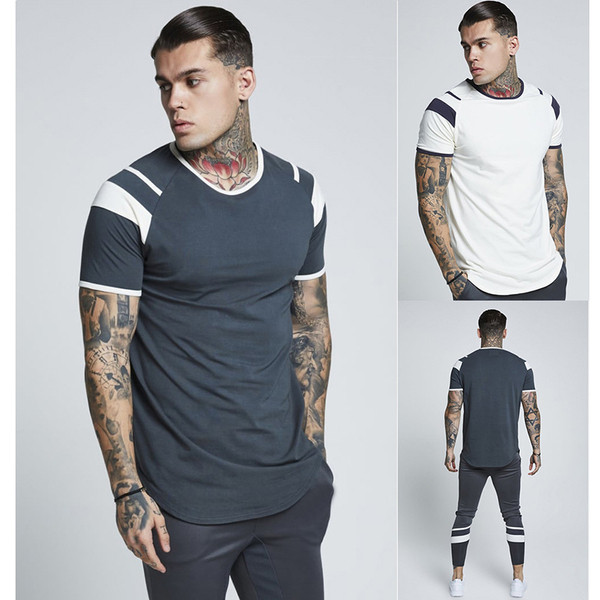 Korszerű férfi póló O-nyakkal, két színben