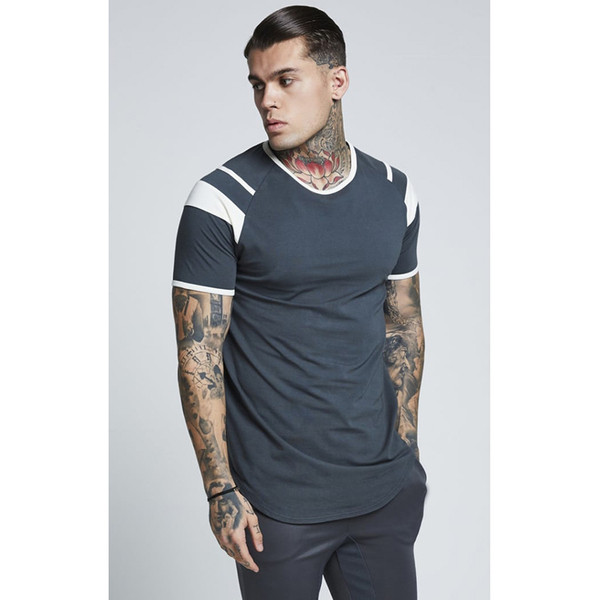 Korszerű férfi póló O-nyakkal, két színben