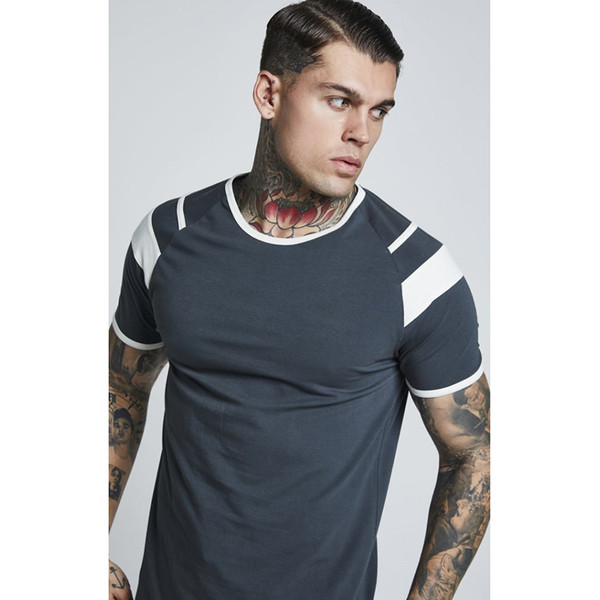 Korszerű férfi póló O-nyakkal, két színben