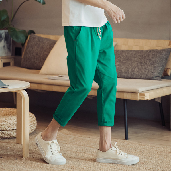 Tavaszi férfi nadrág 9/10 hosszban több színben