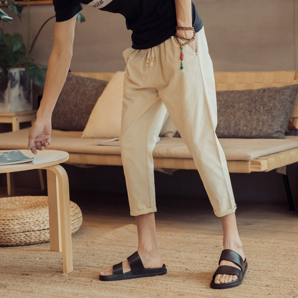 Tavaszi férfi nadrág 9/10 hosszban több színben