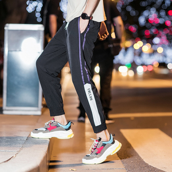 Lenjerie lejeră pentru bărbați, cu talie elastică, de culoare gri și negru