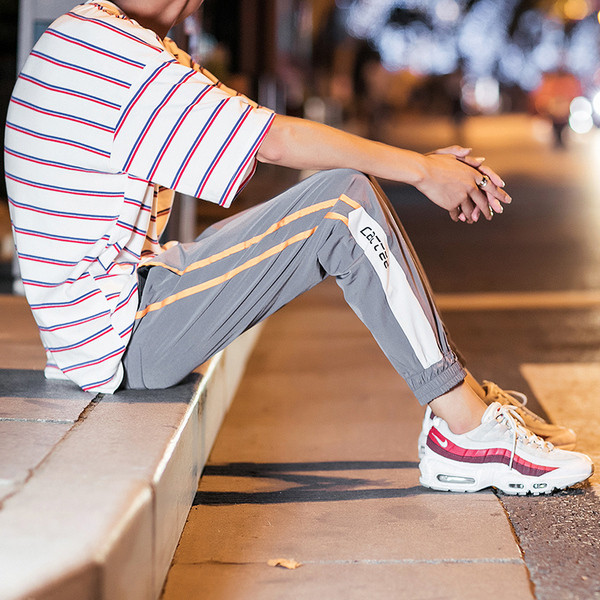 Lenjerie lejeră pentru bărbați, cu talie elastică, de culoare gri și negru