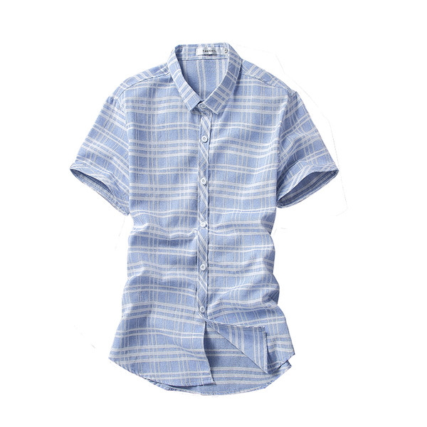 Kockás férfi ing rövid ujjal, két színben