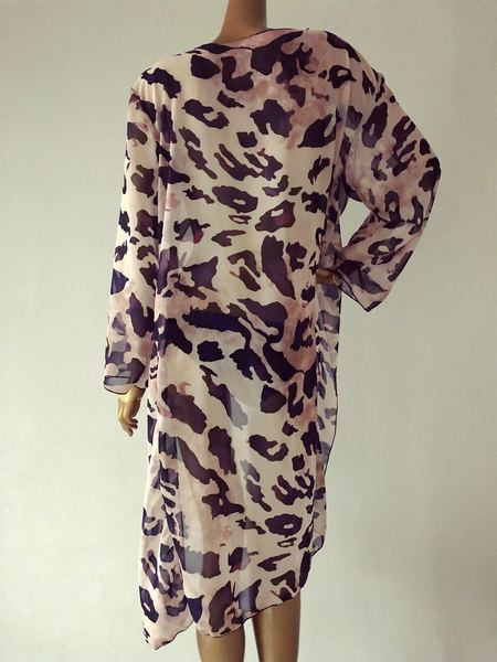 Pareo de dama modern cu model leopard