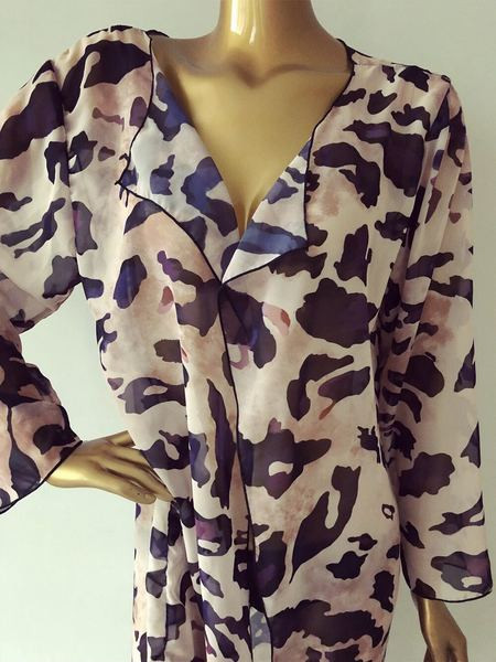 Pareo de dama modern cu model leopard