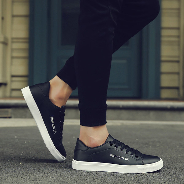 Adidasi moderni pentru barbati in trei culori din piele ecologica