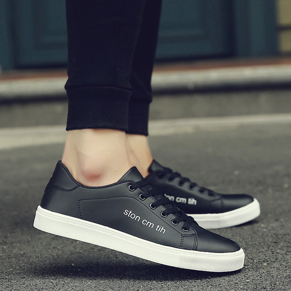 Adidasi moderni pentru barbati in trei culori din piele ecologica