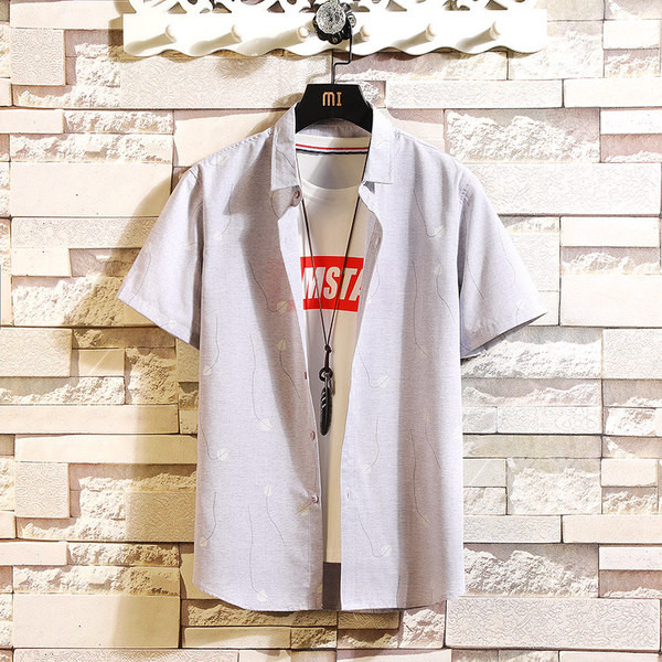 Model modern de cămașă pentru bărbați în două culori