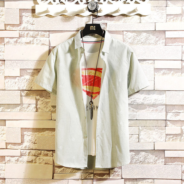 Model modern de cămașă pentru bărbați în două culori