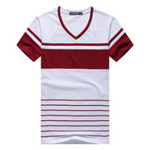 Aktuális V-nyakú férfi póló, két színben