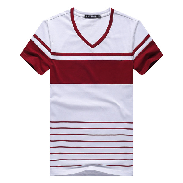 Aktuális V-nyakú férfi póló, két színben